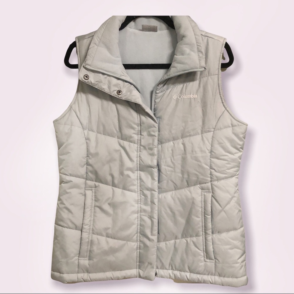 - Columbia Sportswear Light Gray vest puffers Sz‎ M - Picture 7 of 7
